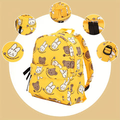 Kids Backpack Cartoon Rabbit Bear School Bag