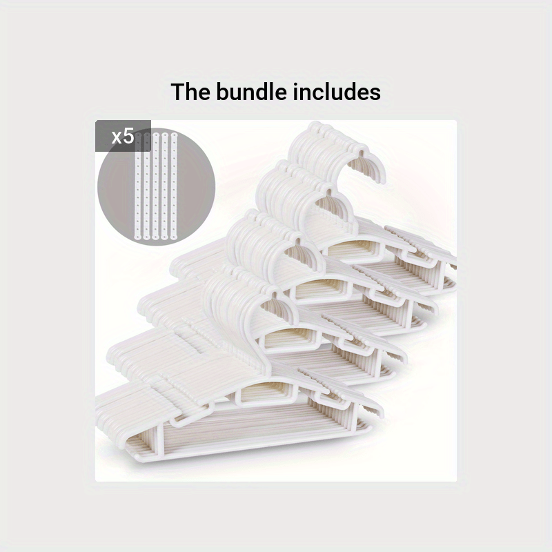 10pcs Children's Hanger Non Slip Nursery Closet Hangers for Baby Clothes