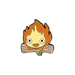 Flame Matchman Enamel Pin for Backpacks