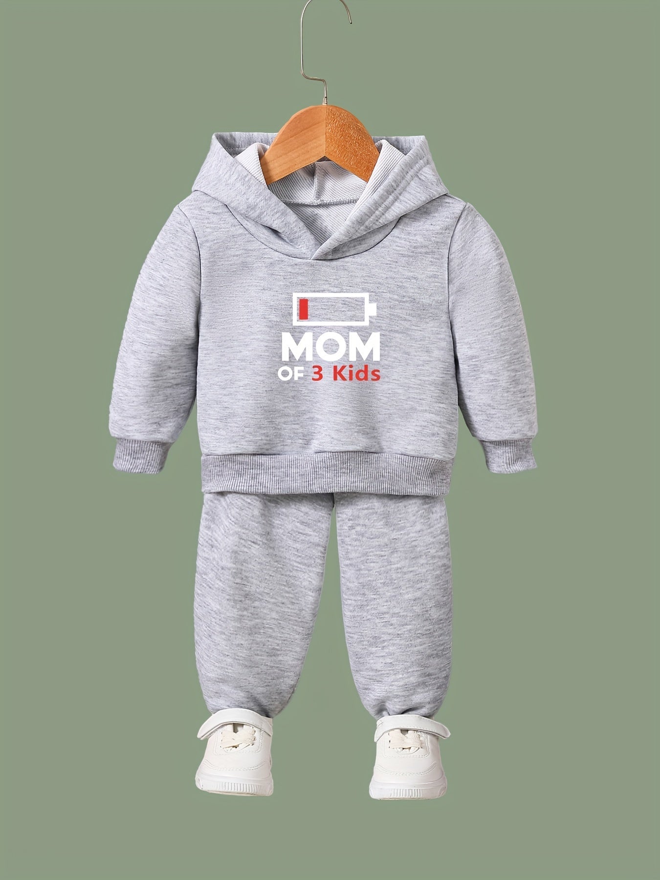 Power Off Signal Print 2pcs Girls Outfits For Sports Spring Fall Outdoor Gift