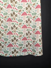  Mushroom & Leaf Print V Neck Cami Nightdress