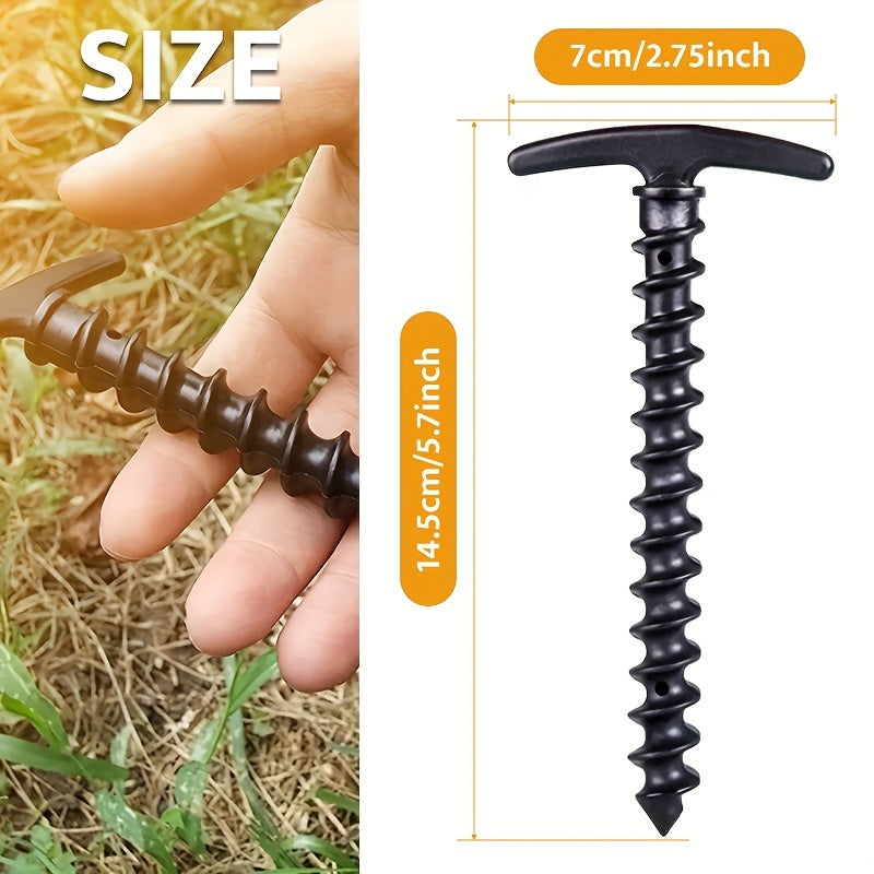 20pcs Tent Screw Nails Stakes for Camping