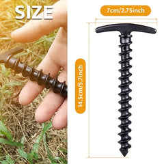 20pcs Tent Screw Nails Stakes for Camping