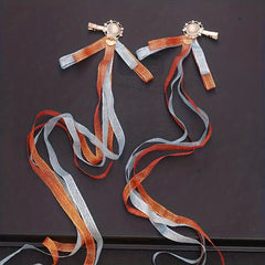 Vintage Hair Clip with Long Streamer Ribbon Hair Accessories