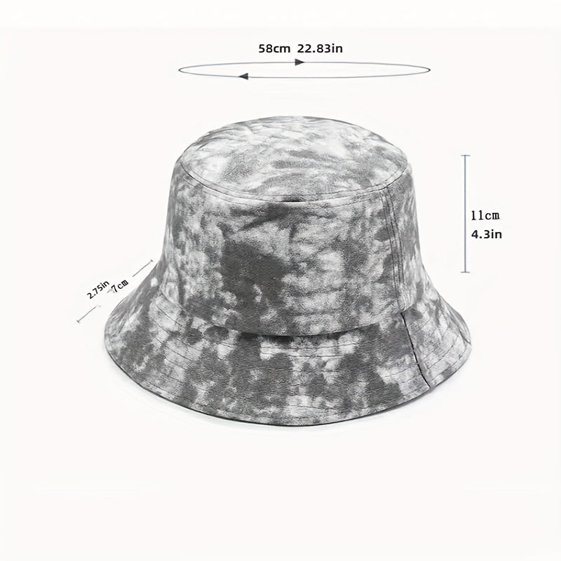 Tie Dye Bucket Hat Sunshade Beach Vacation