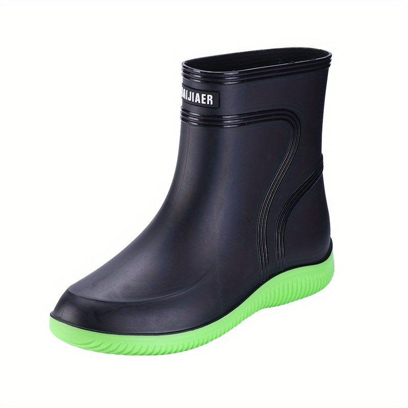 Men's Waterproof High Top Fishing Rain Boots