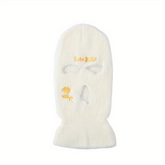 Three Hole Ski Mask Knitted Cap Warm Hat