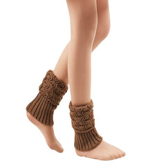 Winter Crochet Knit Boot Cuffs Ankle Leg Warmers Socks Women's Stockings