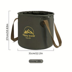 1pc Portable Foldable Bucket for Outdoor Adventures