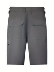 Men's Waterproof Cargo Shorts for Summer Outdoor Activities