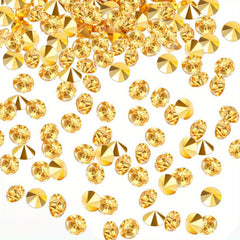 2000pcs Golden Rhinestones Table Centerpiece 4mm Wedding Decorations