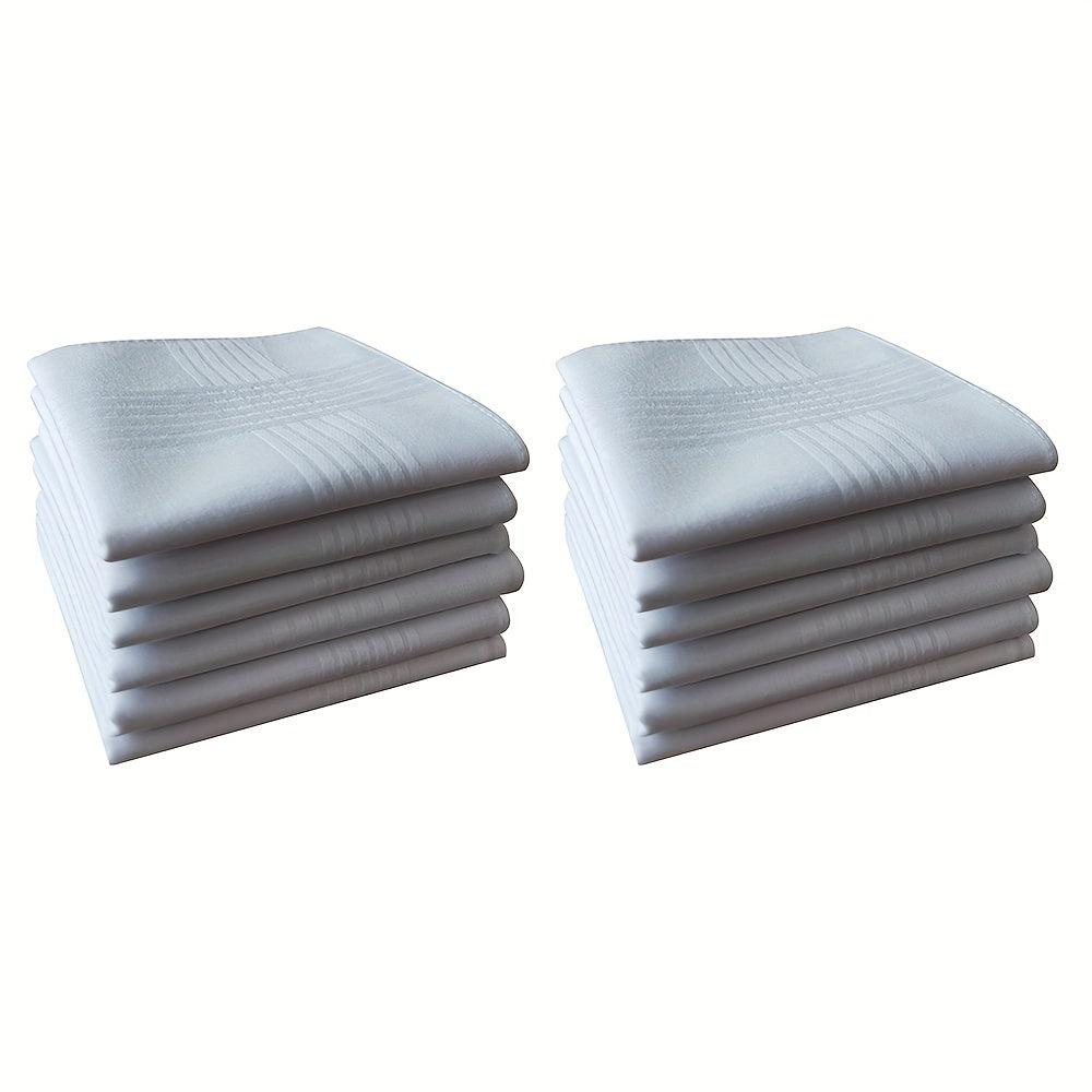 12pcs Plain Ribbon Handkerchief Thin Pocket Square 39