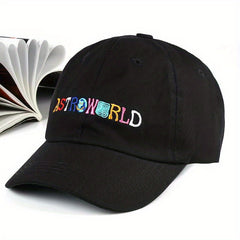Embroidered Letter Peaked Cap Fisherman Hat Outdoor One Size Spring Summer