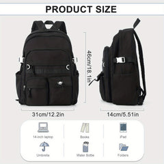Lightweight College Laptop Backpack For Men Women Large Capacity Travel Bag