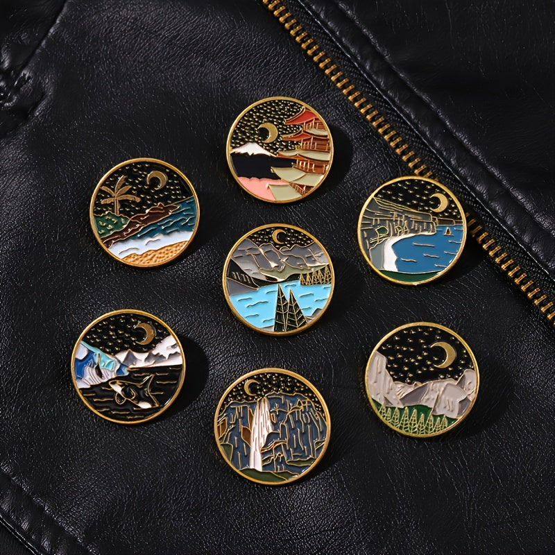 Men's Vintage Brooch for Backpack Jeans