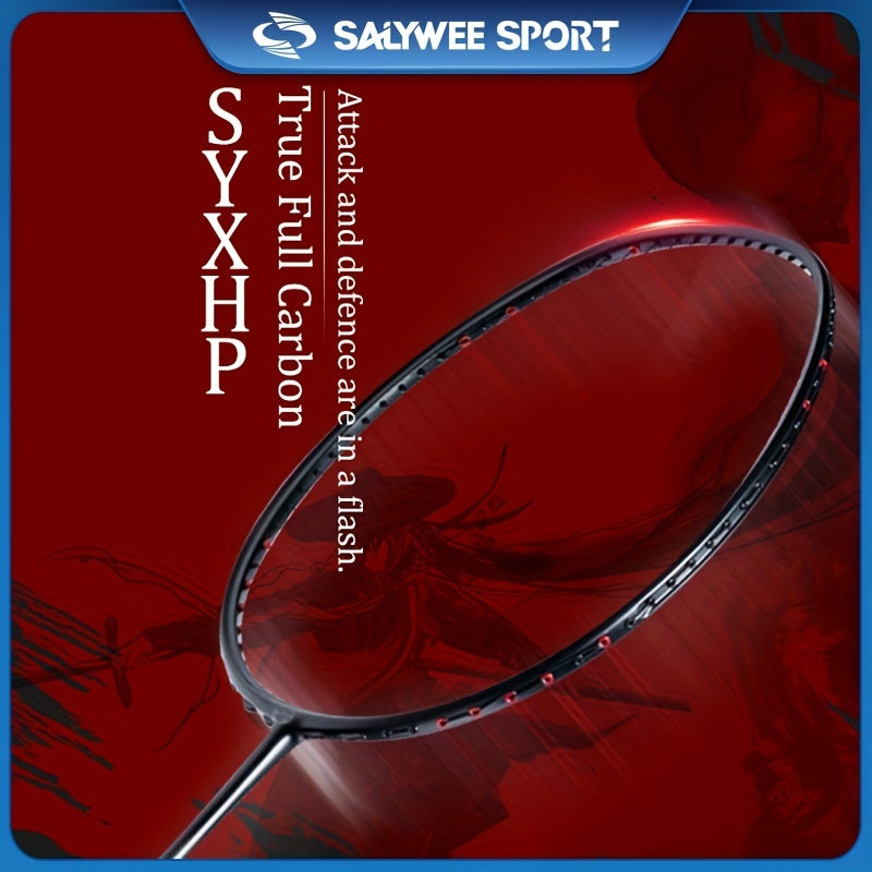 Carbon Fiber Pro Badminton Rackets With String & Bag