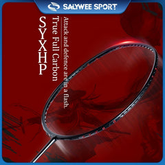 Carbon Fiber Pro Badminton Rackets With String & Bag