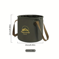1pc Portable Foldable Bucket for Outdoor Adventures