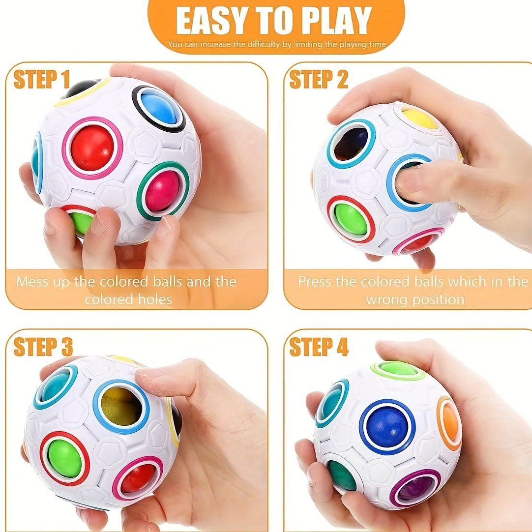 Colorful Orb Finger Soccer Toy