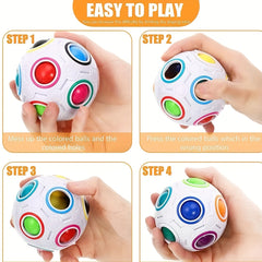 Colorful Orb Finger Soccer Toy