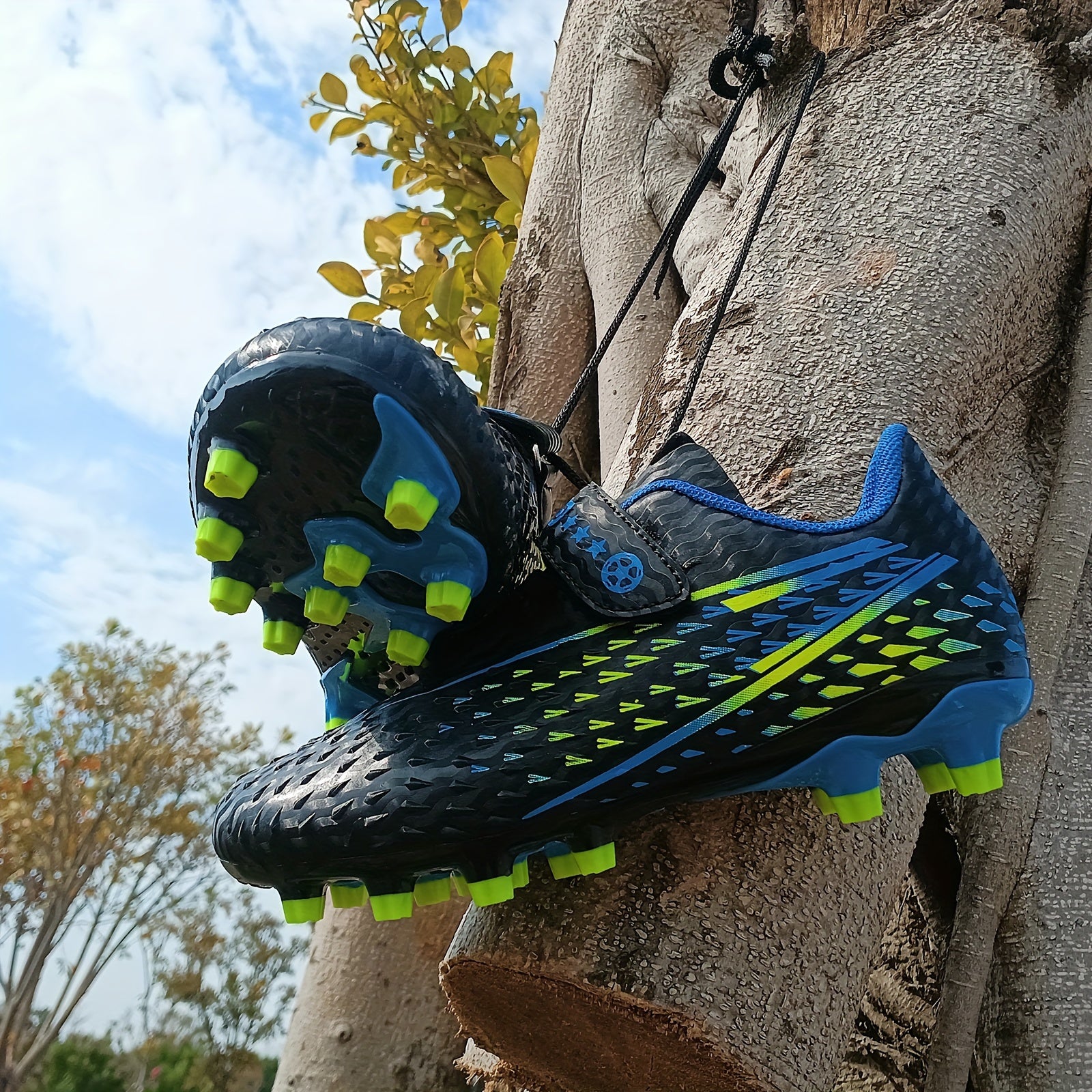 Boys Non Slip Football Cleat With Spikes Outdoor Soccer Shoes