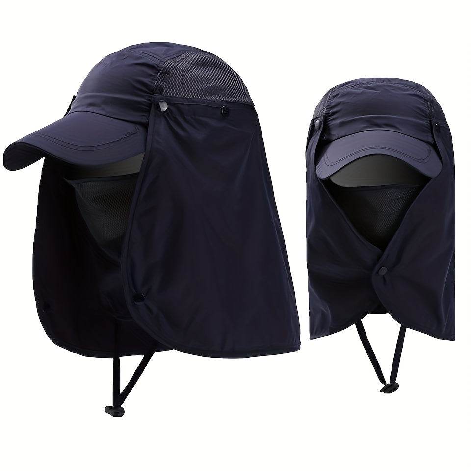 1pc Unisex Sun Protection Baseball Cap for Fishing