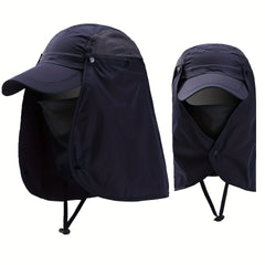 1pc Unisex Sun Protection Baseball Cap for Fishing