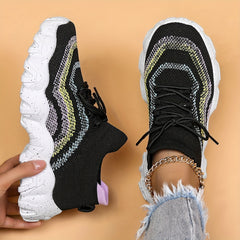 Breathable Shockproof Sports Shoes Lightweight Non-slip Travel Shoes Women's