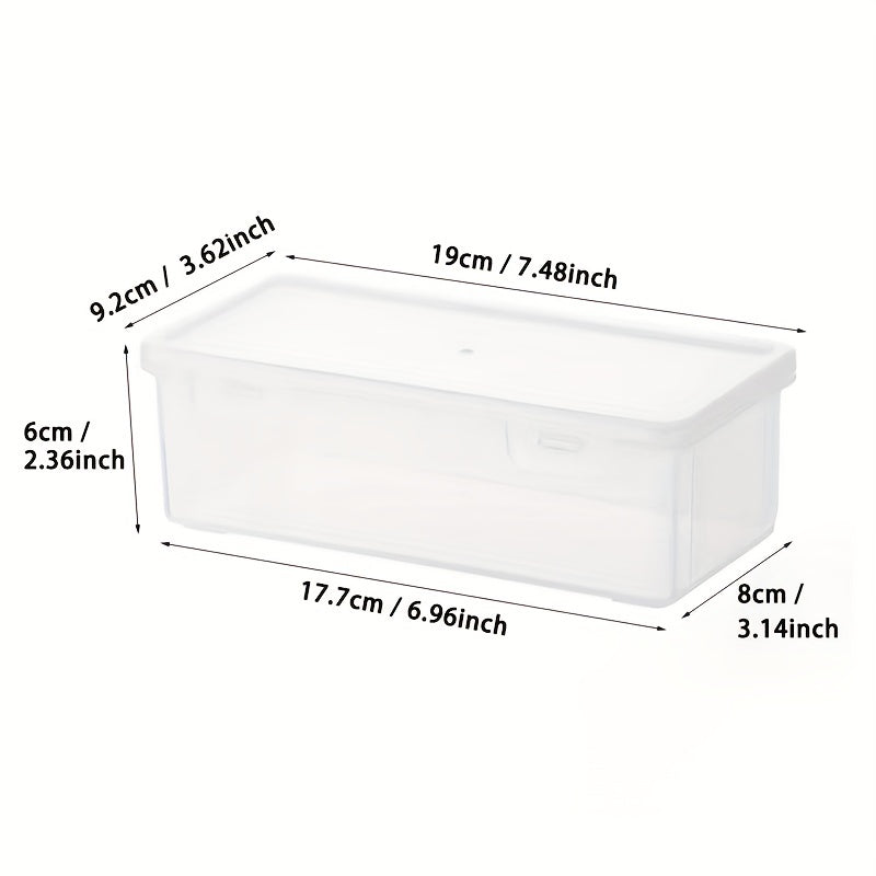 Large Capacity Transparent Plastic Storage Box for Art Supplies