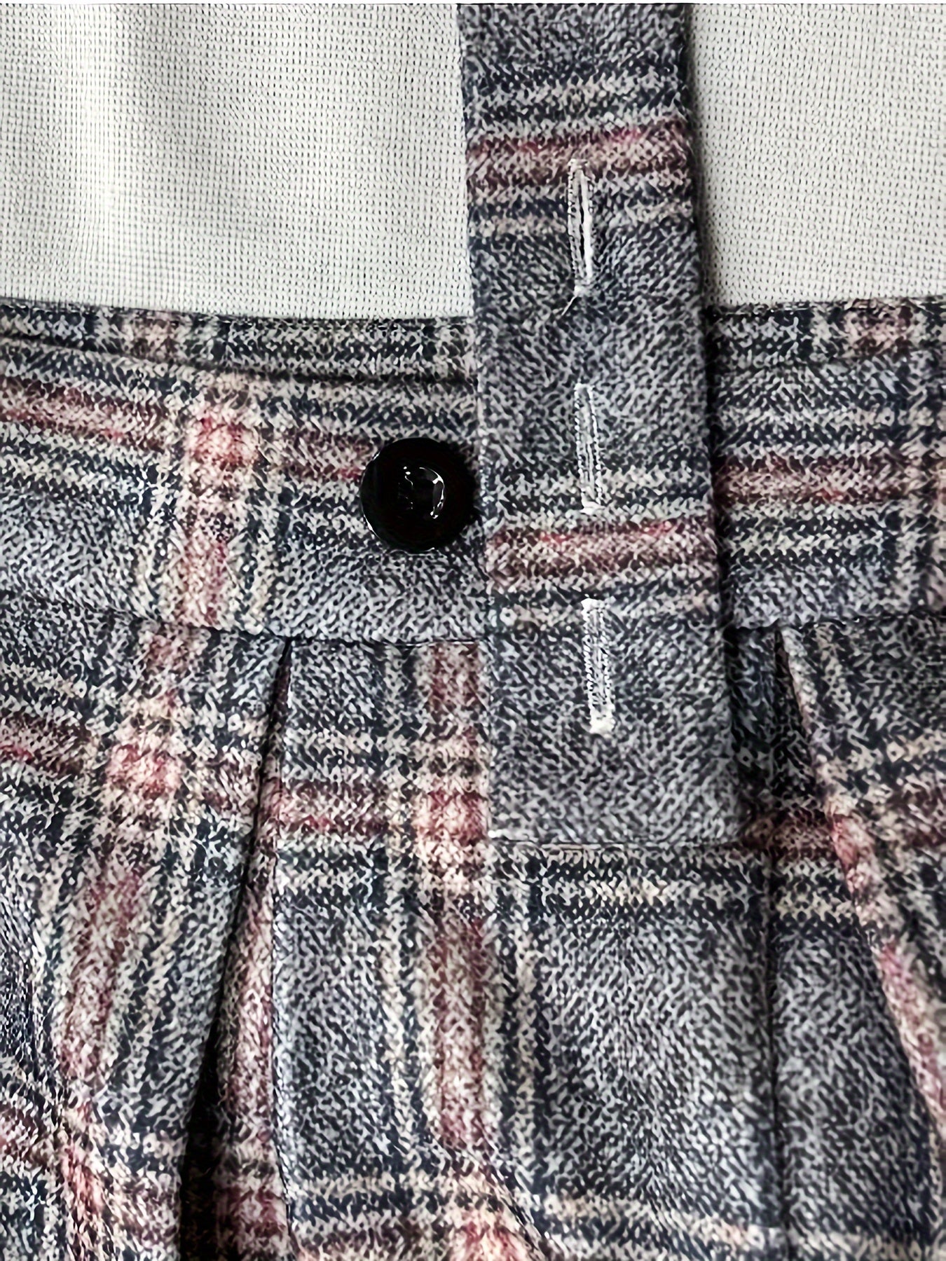  Plaid Print Maxi Overall Dress
