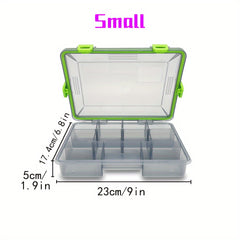 1pc Single Layer Parts Box Plastic Household Screw Box