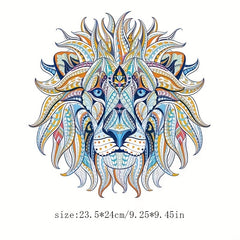 Cartoon Lion Animal Clothing Patch For Men DIY Application