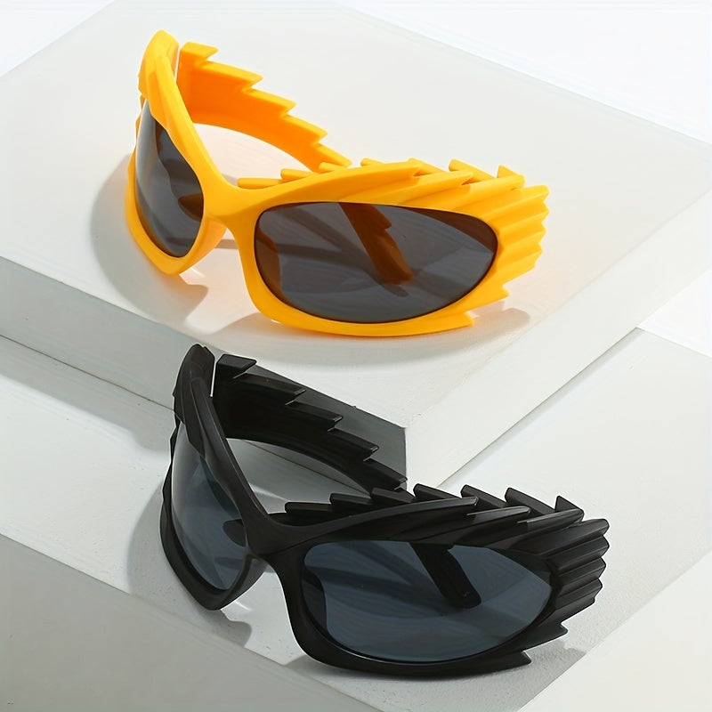 Y2K Candy Glasses Wrap Around Gradient Outdoor Glasses UV400