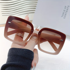 Gradient Square Sunglasses Mod Large Anti Glare UV400