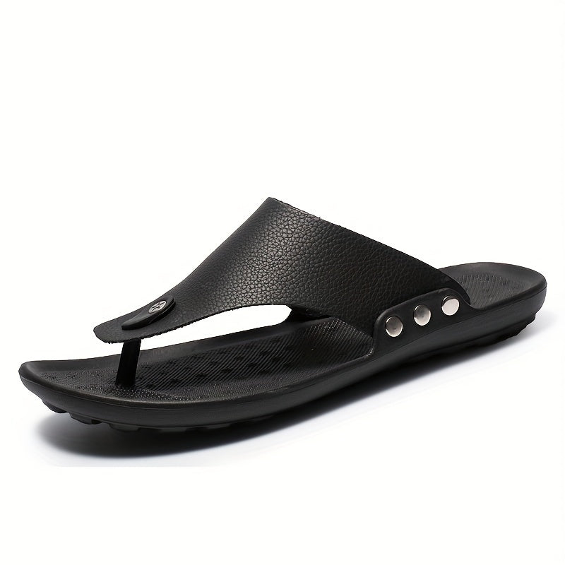 Men's Summer Rome Flip Flop Beach Sandals Comfortable T Strap Open Toe Slipper