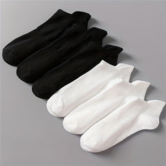 6 Pairs Lightweight Sports Ankle Socks Women's Stockings
