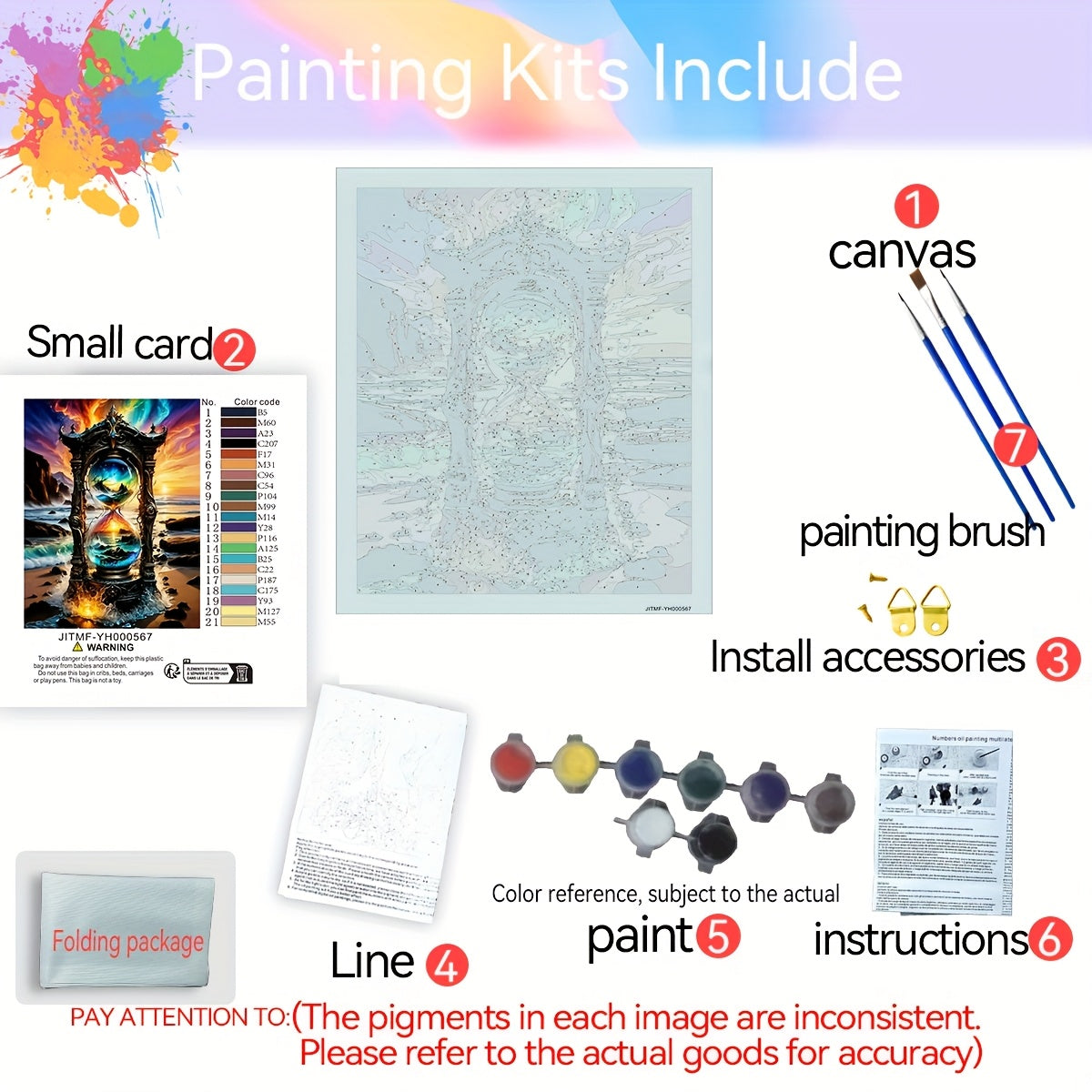 DIY Painting Kit for Beginners Homemade Hourglass Personal Collection
