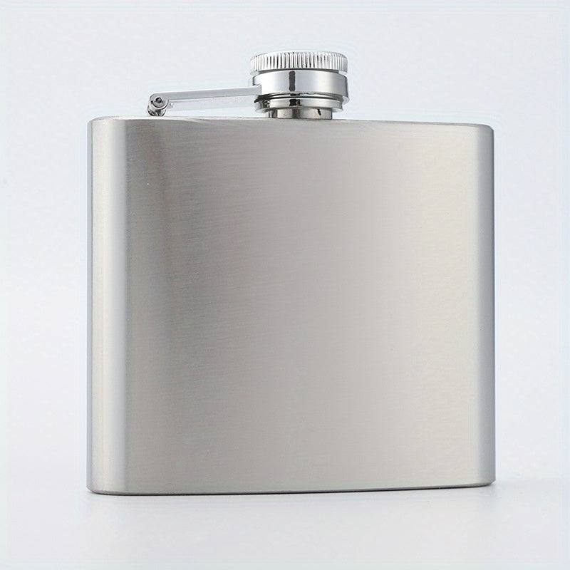 Stainless Steel Hip Flask Portable Alcohol Bottle for Adventures Whisky Vodka