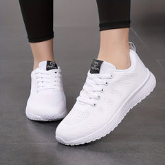 Women's Knit Weaving Running Shoes Non slip Outdoor Casual Sneakers