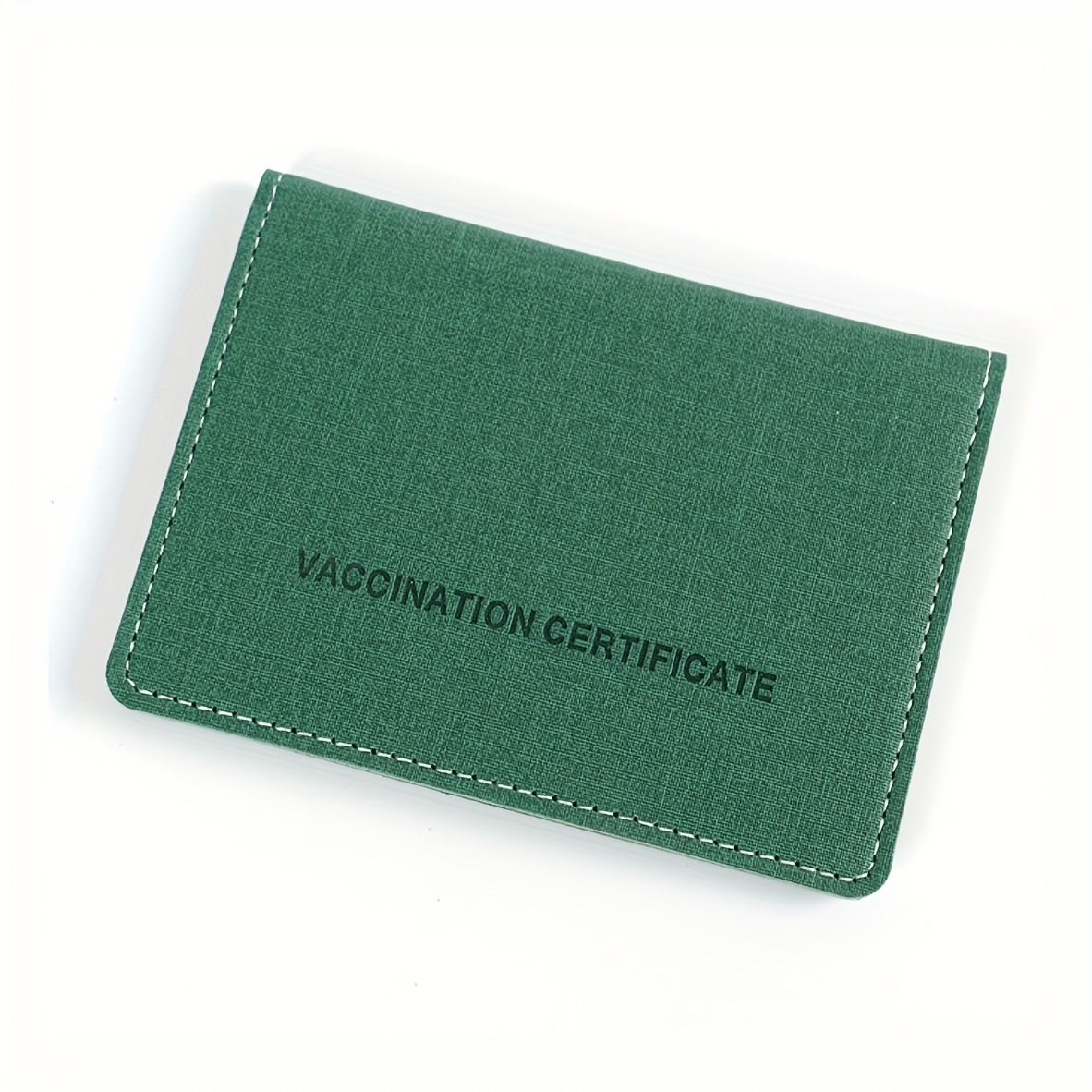 PU Leather Card Holder for Vaccination and Passport