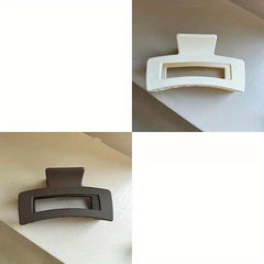 2pcs Hair Claw Clip Non Slip Strong Grip Hair Jaw Clip