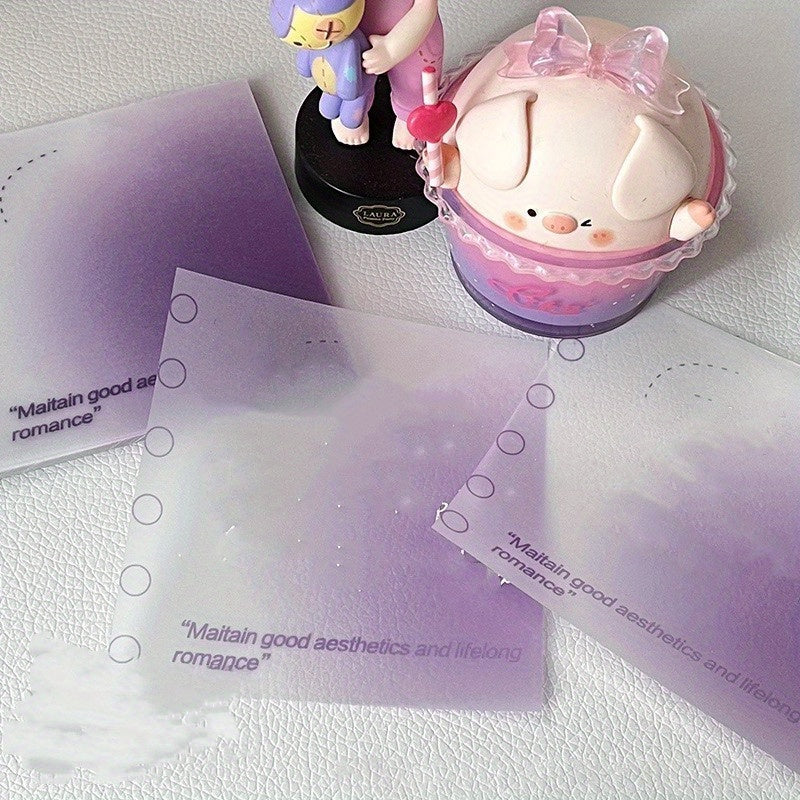 Girls' Heart Sulfuric Acid Memo Book Non Stickable Sticky Note