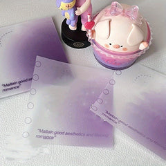 Girls' Heart Sulfuric Acid Memo Book Non Stickable Sticky Note