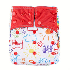 Washable Reusable Pocket Diaper Double Gusset Baby Cloth Diapers