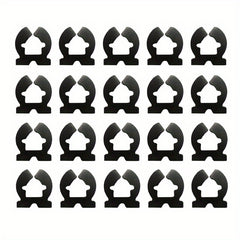 20pcs Rod Clips Fishing Rod Rack Snooker Cue Stick Bracket