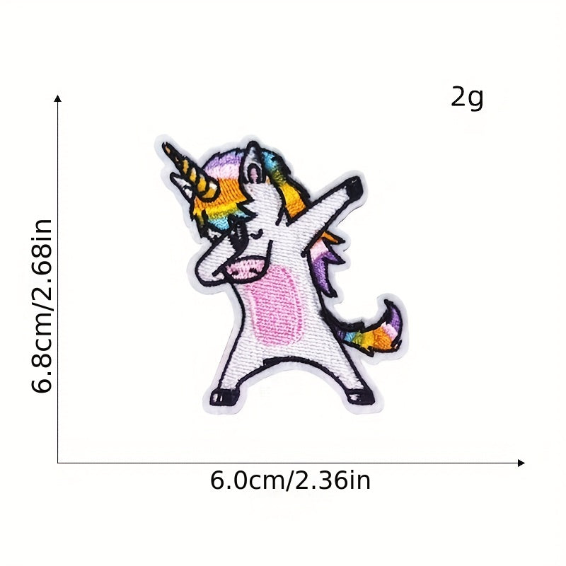5pcs Superanimals Iron On Patches Sew On Embroidered Applique Repair Patch