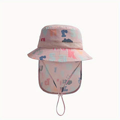 Kids Sunscreen Beach Hat Adjustable Baby Fisherman Hat