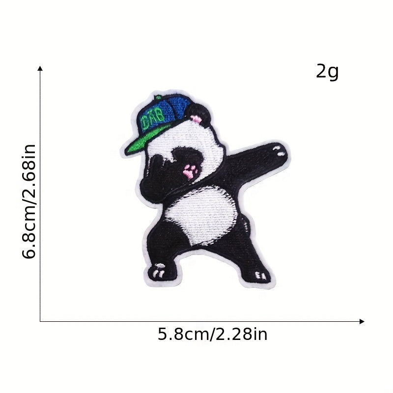 5pcs Superanimals Iron On Patches Sew On Embroidered Applique Repair Patch