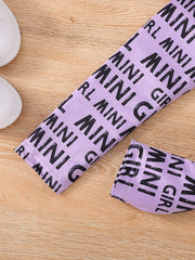 Toddler Girl's Pullover Hoodie & Jogger Pants Set