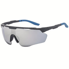 Y2K Sports Sunglasses Windproof Wrap Around Semi Rimless UV400